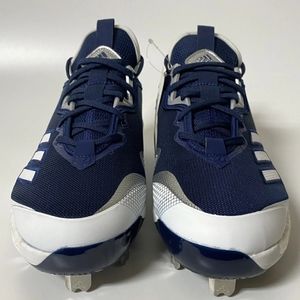 Adidas Icon 6 Men's Shoes IRONSKIN Size 10 Navy Baseball Shoes Men's FV9343